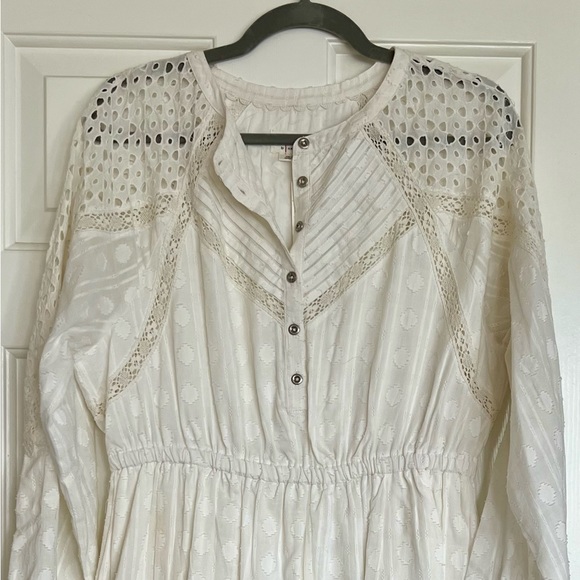 Ivory Anthropologie Dress - Picture 1 of 5